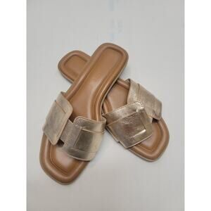 Stratuxx Kaze Womens Sandal Flat H-Band Slide-On Size 6 M